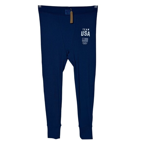 SKIMS Soft Lounge Rib Leggings Team USA Navy XL - Picture 2 of 12